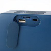 Haut-parleur portable TG689 ovale, compatible clé USB, design tendance, mini enceinte audio sans fil pour extérieur, très demandé.