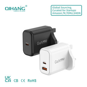 Chargeur rapide PD 45W, prise murale EU, chargeur USB C pour ordinateur <span class=keywords><strong>portable</strong></span> MacBook Air/Dell <span class=keywords><strong>XPS</strong></span>, adaptateur secteur <span class=keywords><strong>portable</strong></span> avec CE/RoHS - Product Image 1