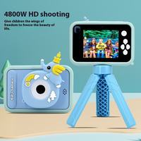Kamera Digital Anak Terbaik 1080P AF Macro 2.4" IPS Termasuk Tripod Anti-Goyang Filter Timer Tipe-C