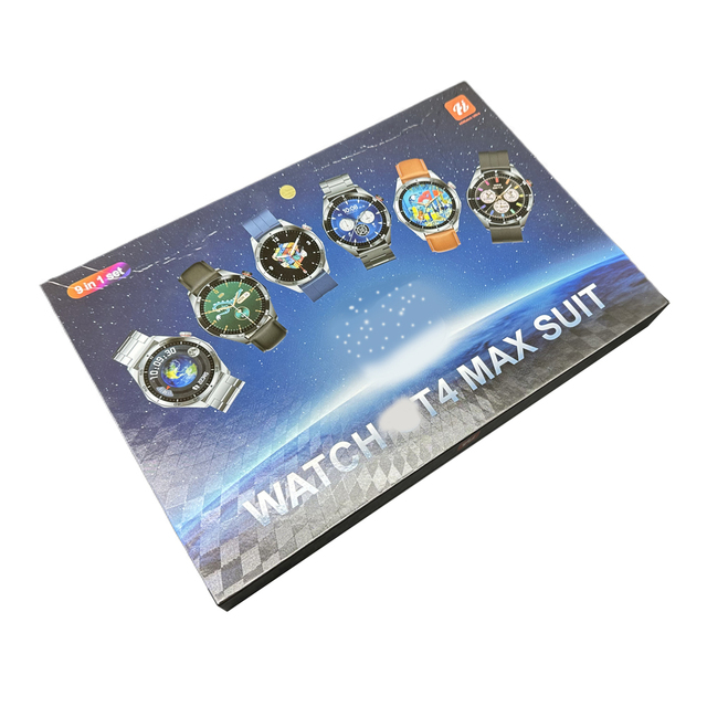 New Arrival Watch4 PRO SUIT 7 in 1 Set 1.52 Round Screen BT Call Heart Rate Sport Watch for Men Reloj Smart Watch 2024