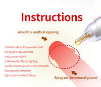 Sex Delay Spray for Men Non-Numbing Male Delay Ejaculation Sex Spray Man Prolong Sprays Penis Premature Ejaculation