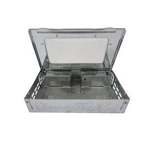 Piège à rats et à souris mécanique en métal, boîte de contrôle des rongeurs à capture multiple, appât vivant pour rats - Product Image 1