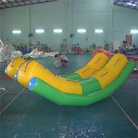 Balançoire aquatique gonflable d'été pas chère pour la mer, jeu sportif de lac, parc aquatique, en TPU/PVC, marque HUAAO