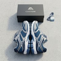 Chaussures de sport personnalisées à faible MOQ avec logo du fabricant, baskets rétro respirantes en maille, confortables pour la marche en extérieur et la course à pied