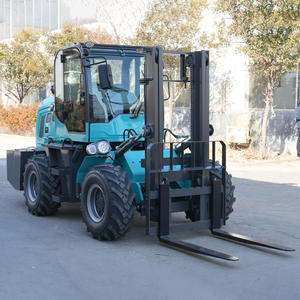 מחיר זול גלגל שטח גסים מלגזה שטח קשה מלגזה 3 טון 5 טון בניית איזון משקל שטח מלגזה 4 x4 משק את כביש מלגזה - Product Image 3