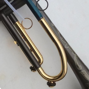 Trompette professionnelle en <span class=keywords><strong>laiton</strong></span> Saturn Water Key, conception à double couche avec insertion inversée du tuyau de descente - Product Image 4