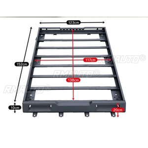 สำหรับ Suzuki Jimny JB64 JB74 ปี 2019-2025 โครงเหล็กหลังคาอัลลอยด์สำหรับบรรทุกสัมภาระ อุปกรณ์ตกแต่งรถยนต์ - Product Image 5