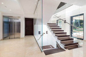 Scala Flottante dal Design Moderno, Ringhiera Verticale, Cavo in Acciaio Inox, Design per la Casa, Scala Modulare Dritta - Product Image 6