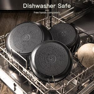 Geling chino barato aluminio cocina saltear sartenes y ollas al por mayor negro antiadherente <span class=keywords><strong>granito</strong></span> Camping herramienta de cocina juegos de utensilios de cocina - Product Image 5