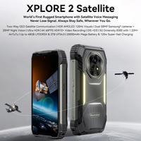 Téléphone robuste 5G Blackview XPLORE 2 avec satellite, 12 Go + 256 Go, écran 6,73 pouces, Android 15, Dimensity 8300, NFC, OTG, messagerie satellite - Entrepôt HK