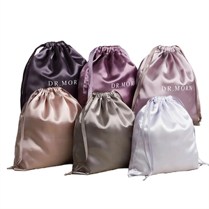 Biểu Tượng Tùy Chỉnh <span class=keywords><strong>Satin</strong></span> Dây Kéo Túi Nước Hoa Quần Áo Túi Bụi Và Đồ Trang Sức Pouch Đối Với Quà Tặng Bao Bì - Product Image 1