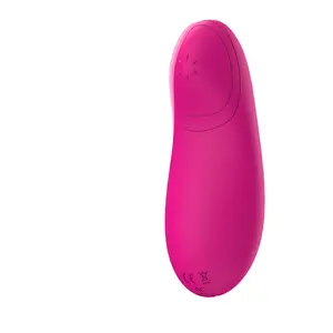 Ylove silikon kelas makanan ABS 100% tahan air 10 mode getaran plus pemanasan kepala untuk pemijat payudara wanita dengan senang hati