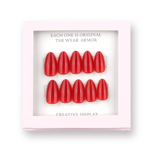 30 <span class=keywords><strong>Uñas</strong></span> Postizas de Gel Suave al por Mayor, <span class=keywords><strong>Uñas</strong></span> Postizas para Chicas, Color Rojo Liso, <span class=keywords><strong>Uñas</strong></span> Postizas Reutilizables, Logotipo OEM - Product Image 2