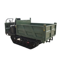 3000kg capacité de chargement 3 tonnes petit électrique Mini Cargo Dumper Truck conduite chenille transporteur véhicule de Transport voiture camion