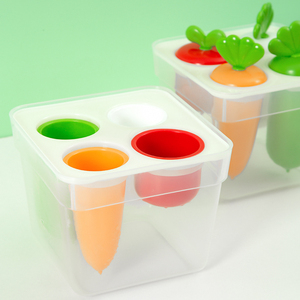 <span class=keywords><strong>Mini</strong></span> fabricante de paletas de helado de verano ecológico de alta calidad, molde de madera reutilizable de fácil liberación, plástico con forma de cubo de Gel de sílice PP - Product Image 5