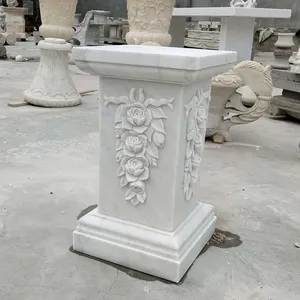 natural stone carved pedestals for sculptures