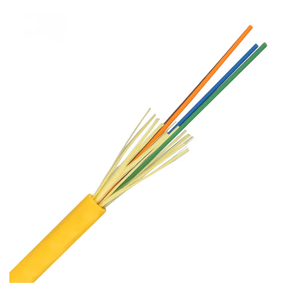Precio al por mayor 2-48 Core SM/MM OM3/OM4/OM5 Cables de comunicación de fibra óptica Uso en interiores Tecnología de amortiguación apretada - Product Image 1
