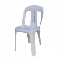 Heavy Duty Plastic Dining Chair, Stackable Monoblock Chair