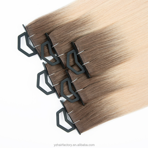 Top Quality New Design Raw Cuticle Aligned Twin Genius Weft Butterfly Weft Hair <b>Extension</b> European Hair Human Hair - Product Image 5