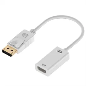 Cabo hdmi de extensão multifunções, adaptador de alta qualidade 4k dp para hdmi macho para fêmea hub