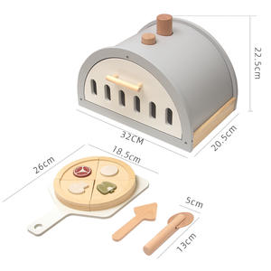 Horno de <span class=keywords><strong>Pizza</strong></span> de Madera de Simulación para Niños, Juego de Cocina, Juguete Educativo para <span class=keywords><strong>el</strong></span> Hogar, Fabricación Zhejiang, Color - Product Image 4