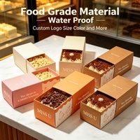 Boîte pliable jaune personnalisée alimentaire sûre impression vive OEM design pour boîte cadeau biscuits café premium