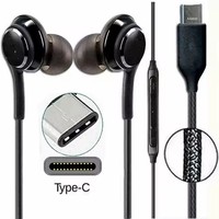 Vente en gros de nouveaux écouteurs filaires écouteurs de type C casque de jeu intra-auriculaire avec microphone pour Samsung Note 20 S24 Ultra