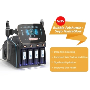 Professionell 360 °   Vakuum-Spiral 3-in-1 Bubble Feishuttle Aqua Peel & Nicht-invasives Hydratisierungsgerät mit Eishammer - Product Image 1