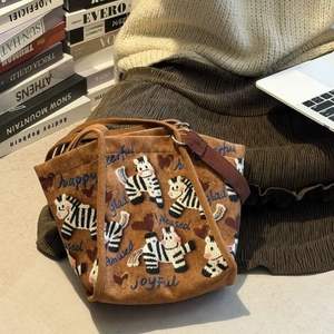 Nouveau Sac Fourre-tout en Toile 2026 Grande Capacité Sac à Bandoulière Unique Sac de Courses en Toile Personnalisable à Prix Abordable avec Fermeture Éclair - Product Image 3