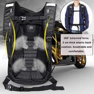 Mochila Universal para Motocicleta SSPEC, Bolsa de Almacenamiento para Motocross, Carreras, Viajes, Equipaje para Moto, Impermeable, Fibra de Carbono - Product Image 5