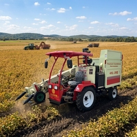 Moissonneuse-batteuse à arachides / Machine à cueillir les arachides / Machine de récolte d'arachides à grande échelle pour maïs et pommes de terre avec boîte de vitesses