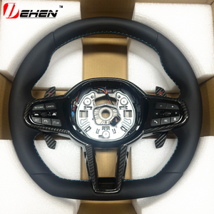 Volant de voiture en fibre de carbone et cuir perforé pour <span class=keywords><strong>Toyota</strong></span> <span class=keywords><strong>Supra</strong></span> GR A90 A91 MKV MK5 <span class=keywords><strong>MK4</strong></span> 2019-2025, volant sport racing - Product Image 5