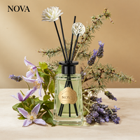 Diffuseur de parfum en verre de luxe promotionnel (prise en charge ODM/OEM) Formule à base d'huile longue durée, sans alcool et écologique