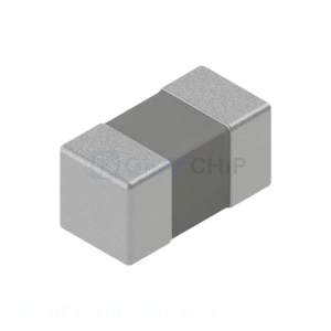 Distributeur agréé ABCUC 16S 01X 104K <span class=keywords><strong>NDG</strong></span> CAP CER 100nF 16V X7R 0201 100 nF Condensateur céramique MLCC à montage en surface - Product Image 1