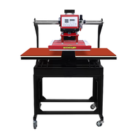 Presse à chaud pneumatique automatique A3 économique pour l'impression textile sur vêtements, multicolore, nouvelle marque Hybons, 110/220V 1