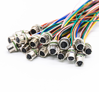 M12 4 p abgeschirmtes PUR-Kabel 4-poliger Stecker