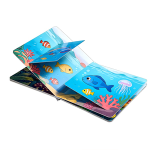 Impression de livres cartonnés professionnels <span class=keywords><strong>en</strong></span> usine, couverture personnalisée colorée, <span class=keywords><strong>livre</strong></span> cartonné pour enfants, <span class=keywords><strong>livre</strong></span> pop-up <span class=keywords><strong>3D</strong></span> pour bébés - Product Image 3