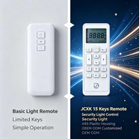 Télécommande sans fil JCXK à 15 touches en plastique ABS pour lampe de culture de plantes, lampe hydroponique, OEM ODM, fourniture d'usine personnalisée