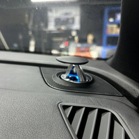 Haut-parleur Tweeter Motorisé Escamotable avec 30 Couleurs de Lumière Ambiante pour Audi Q5 B9 2018-2025 – Amélioration Intérieure du Tableau de Bord