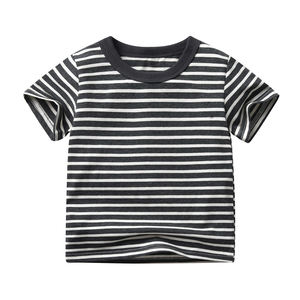 Ropa especial para niños, venta al por mayor, 2 años a 7 años, <span class=keywords><strong>camiseta</strong></span> de manga corta para niños, ropa de verano a rayas para niños y bebés - Product Image 6