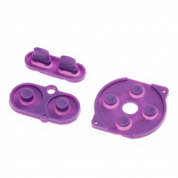 Coussinets de boutons en silicone conducteur pour manette GBC Game Boy Color