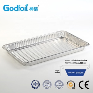 Plateau en aluminium épais de grande capacité, plaque de cuisson jetable pour <span class=keywords><strong>barbecue</strong></span> - Product Image 2