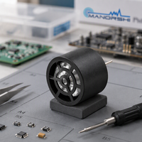 Sensor Ultrasonik MANORSHI 40kHz, Pengukur Jarak yang Dapat Disesuaikan, Transmitter 20cm hingga 18m Tipe Pin untuk Pengujian