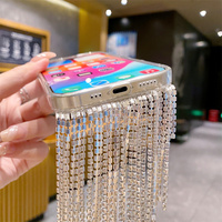 Étuis de protection pour téléphone portable à paillettes 3D scintillantes pour filles et femmes, pour iPhone 16 Pro Max