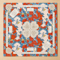 Tapis de Mahjong Moderne de Luxe à Motif Floral Rose, Guide des Règles de Jeu Charleston, Élégant, Antidérapant, Portable, Housse de Table pour 4 Joueurs, Maison