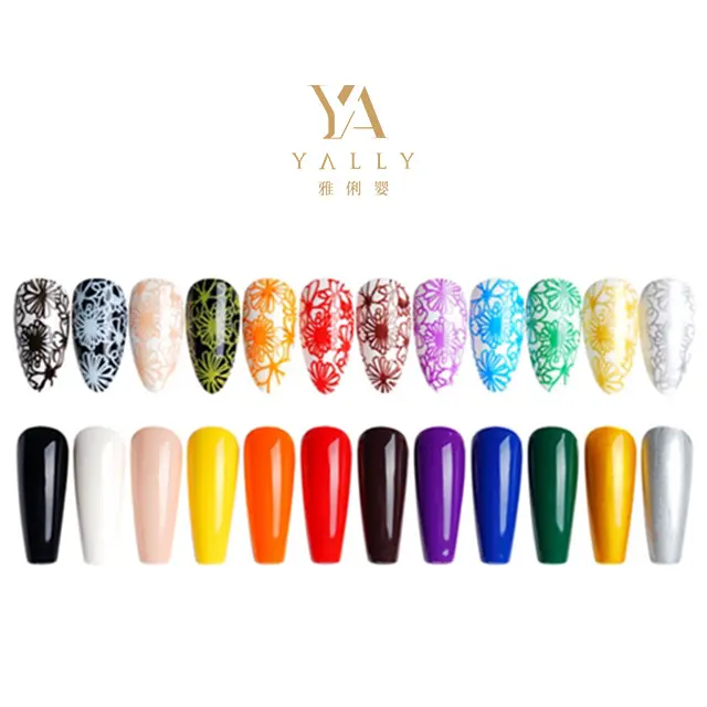 High Quality 12 Colors UV Nail Polish Nail Stamping Gel Crayon Painting Gel for Stamping