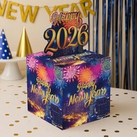 2026 Happy New Year Fireworks Banknote Box Set Accessoires de fête décoratifs de fête dans une atmosphère de vacances emballés dans une pochette