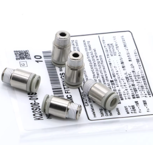 Conector Neumático Original SMC KQ2S06-01NS, Conexión Recta de Empuje, Hexagonal, Tubo de 6 mm, Rosca G1/8 - Product Image 4