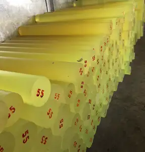 Fabricant de tiges en polyuréthane polyacétal pvc personnalisées tige en pu avec prix de gros d'usine