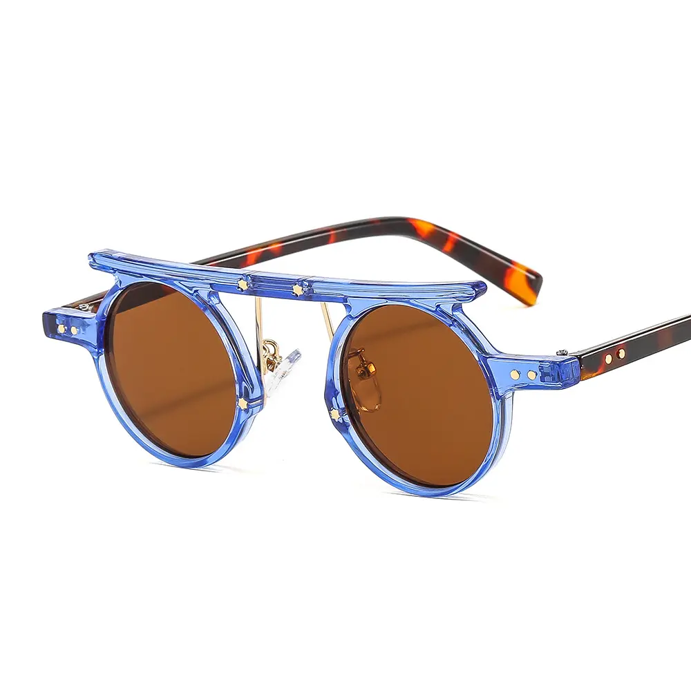 2996 fashion lunette-soleil retro steam punk occhiali da sole da uomo occhiali rotondi hip pop occhiali da sole da donna
